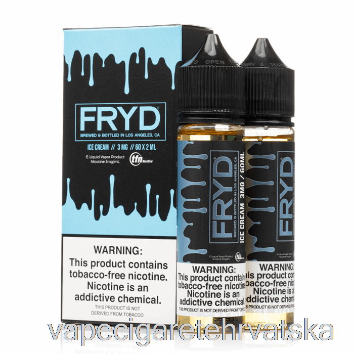 Vape Cigarete Sladoled - Fryd E-tekućina - 120ml 0mg